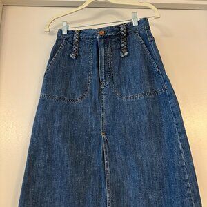 See by Chloe A-Line Jean Skirt, Size 0 (34)